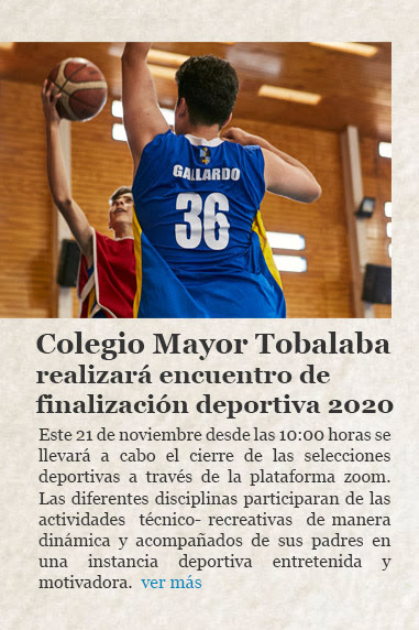 Colegio Mayor Tobalaba realizará encuentro de finalización deportiva 2020