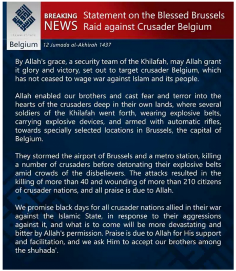 ISIS Statement