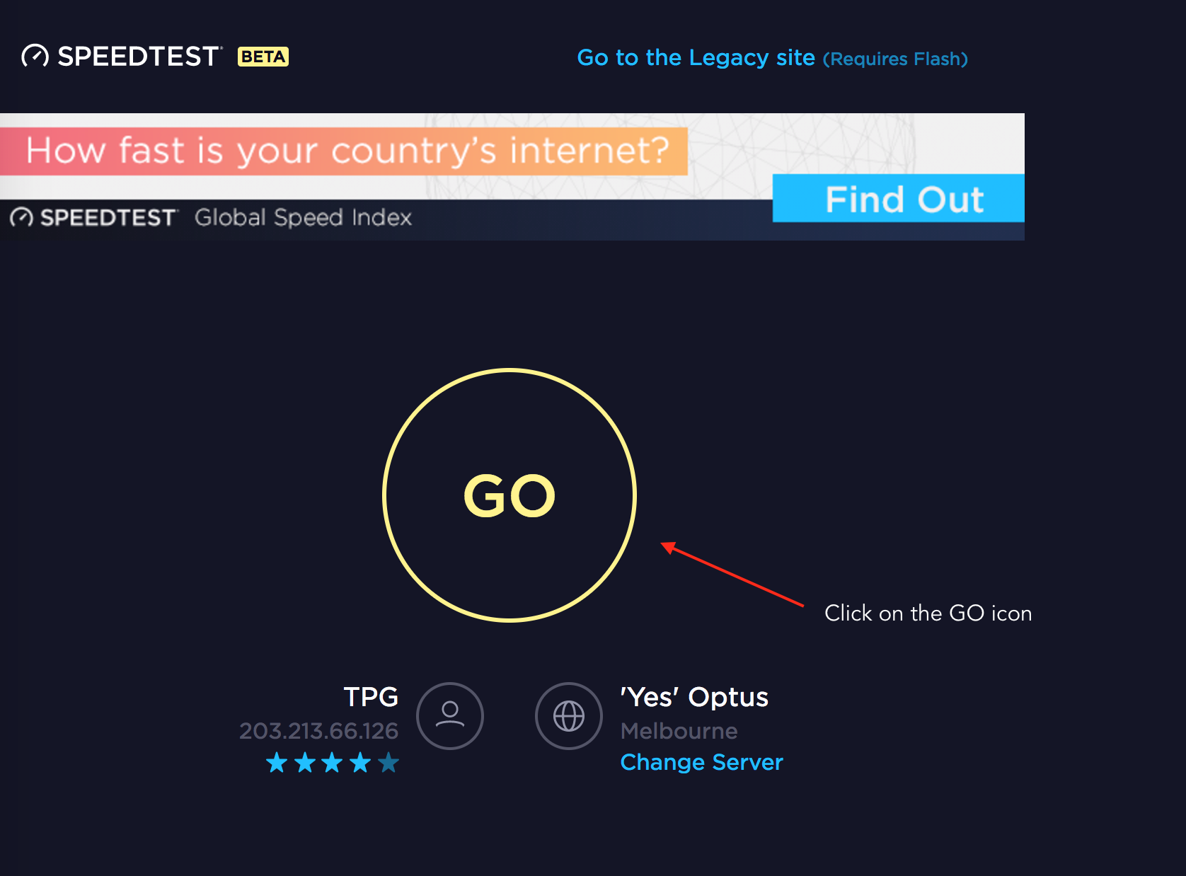 online internet speed test