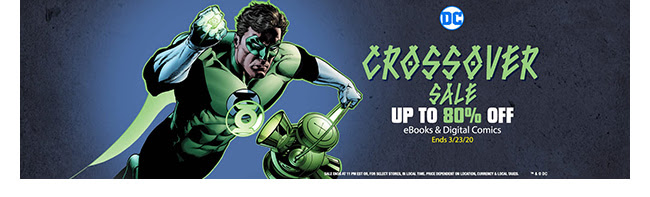 DC Crossover Event Book Sale: up to 80% off! | Ends 3/23