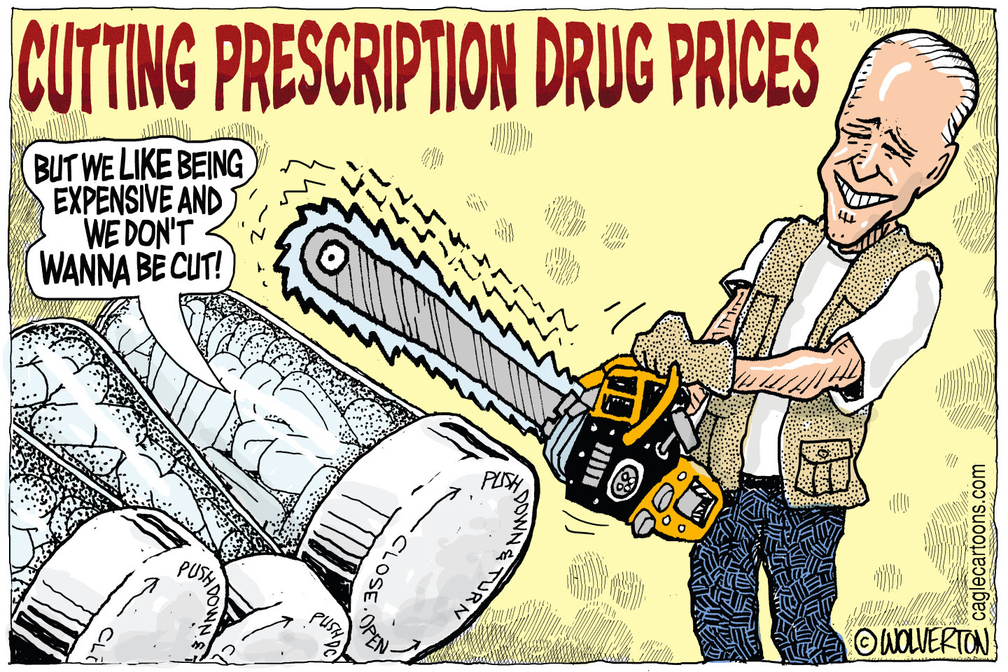 President Biden proposes to cut the price of prescription drugs. Republicans backed by pharma donations oppose the measure.