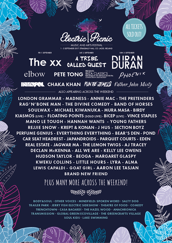 Electric Picnic 2017 More acts just announced! • WithGuitars