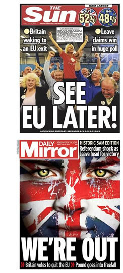 daily mirror sun newspaper