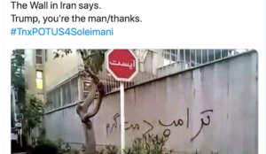 Iranians, Iraqis celebrate Soleimani’s death, thank Trump #TnxPOTUS4Soleimani