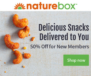 Join Nature Box Club and get 50% off your first order!
