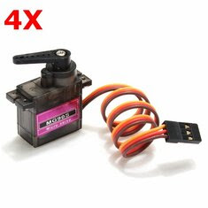 4 X MG90S Metal Gear RC Micro Servo