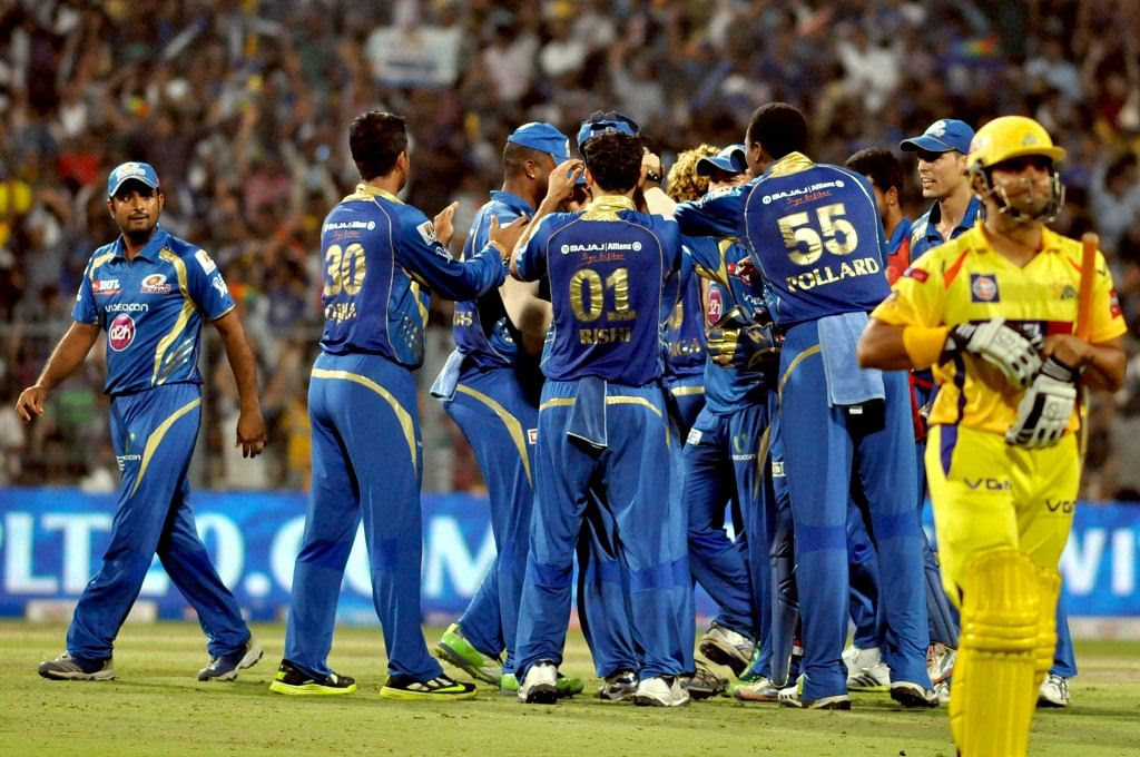 CSK lost the finals of Indian Premier League 2013 against Mumbai Indians.