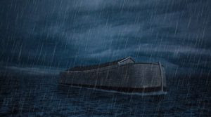 Noah's Ark in the Flood