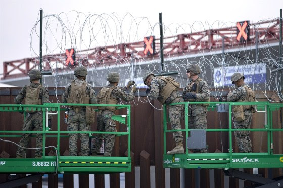 San Diego border military
