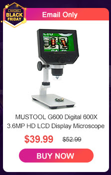 MUSTOOL G600 Digital 600X 3.6MP HD LCD Display Microscope