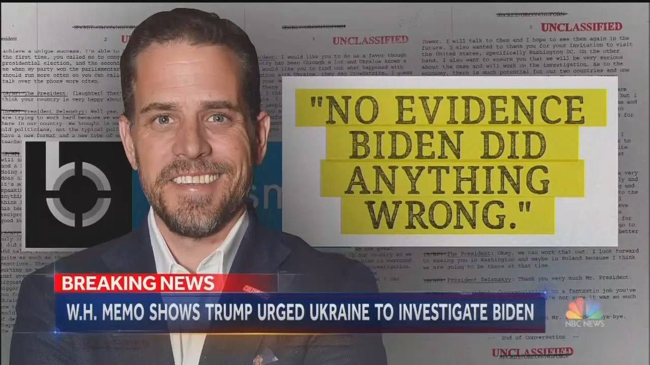 Nets in 2019: ‘NO EVIDENCE’ Hunter Biden Did Anything Wrong! 