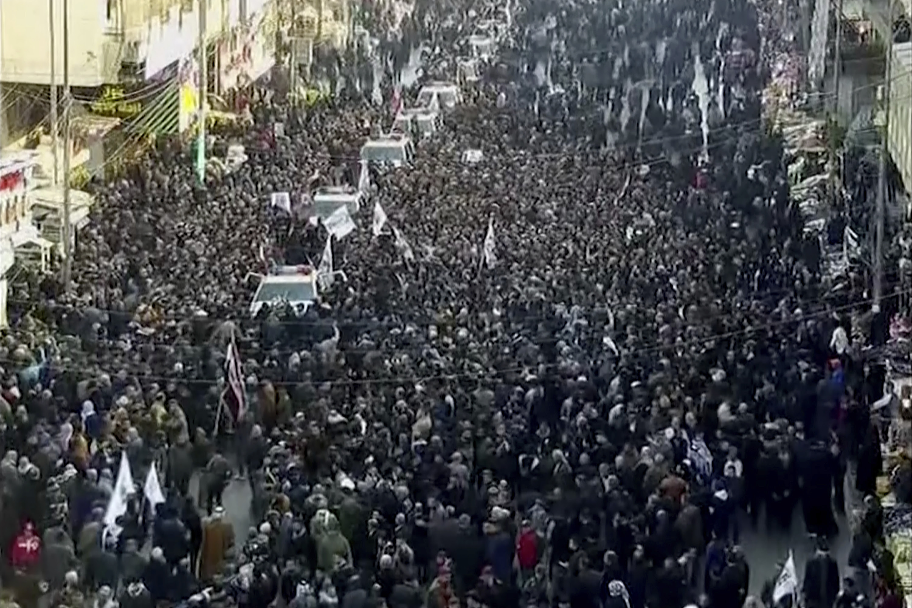  The procession began at the Imam Kadhim shrine in Baghdad, one of the most revered sites in Shiite Islam