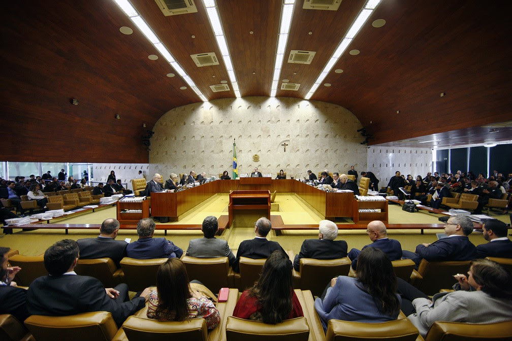 Plenário do STF concluiu nesta quinta (6) julgamento que analisou se o governo pode vender estatais sem autorização do parlamento — Foto: Rosinei Coutinho/SCO/STF
