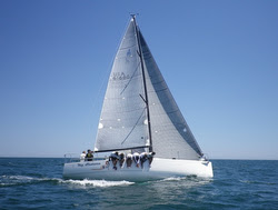 J/111 My Sharona sailing fast