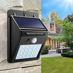 Solar Power 20 LED PIR Motion Sensor Waterproof Light