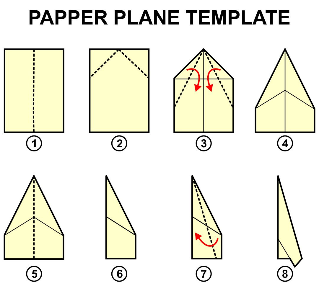 14 Best Printable Paper Airplane Templates