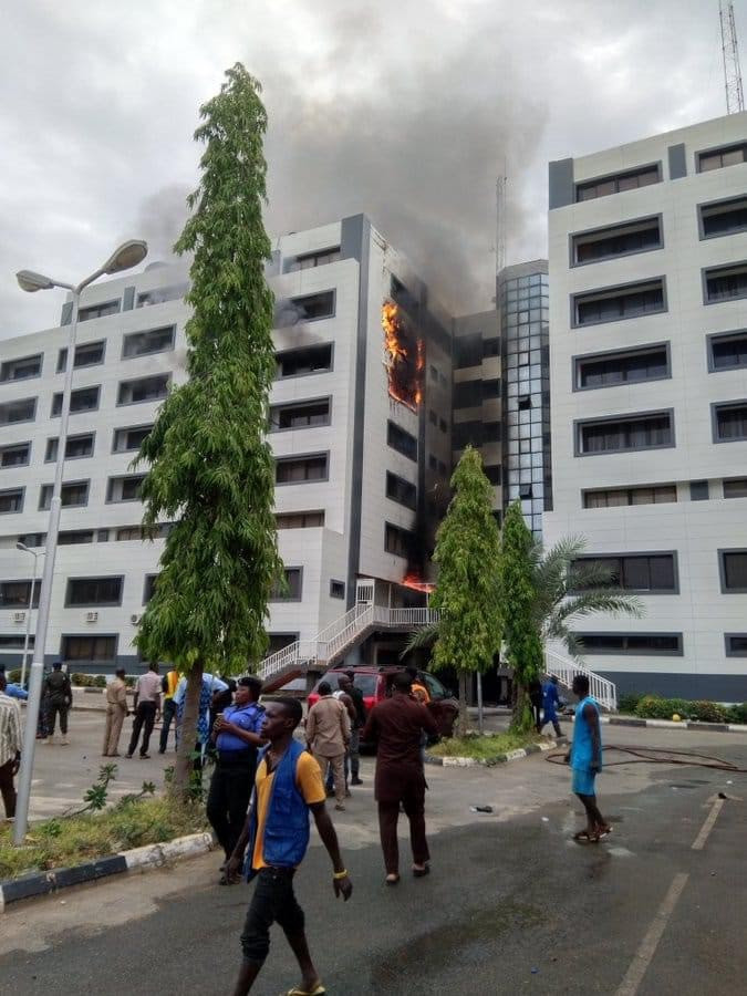Accountant General?s office in Abuja gutted by fire (photos)
