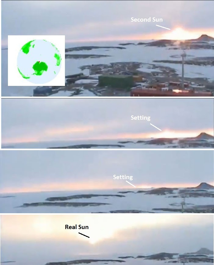 Nibiru Is Real After All!!! Second Sun Now RISING in Horizon (Mawson Station Antarctic)