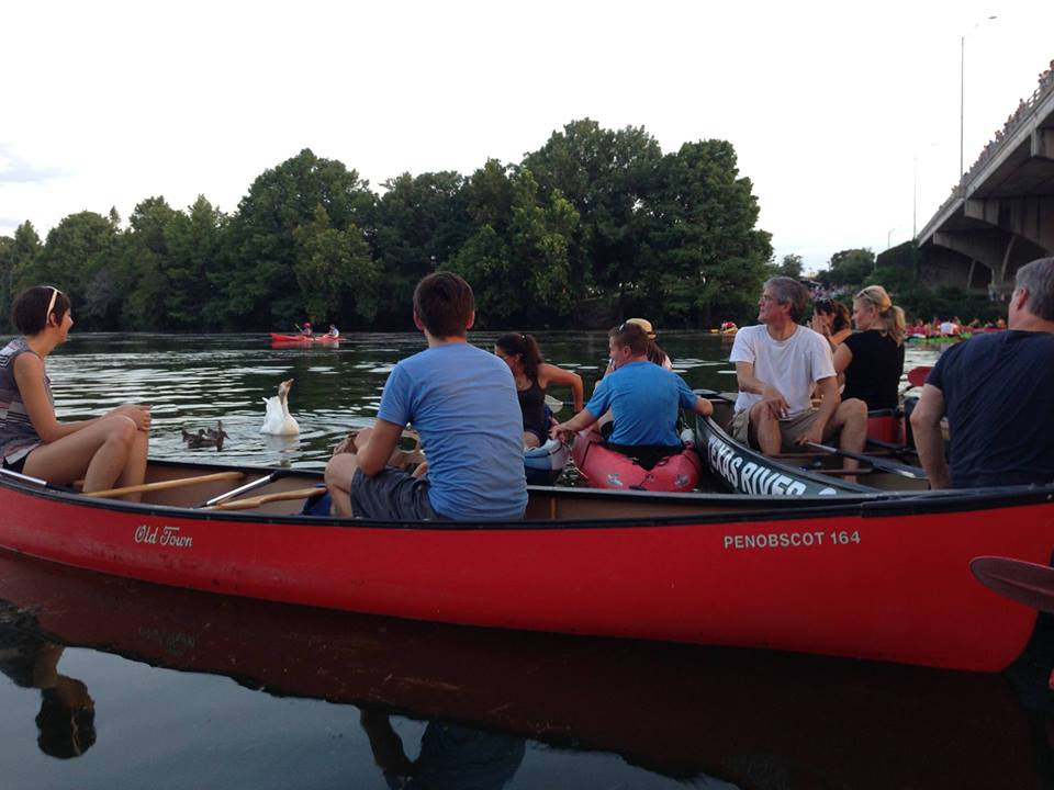 There is a paddling tour on Lady Bird Lake next Thursday.