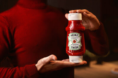 Heinz Double Lid Ketchup Bottle