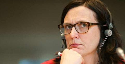 La comisaria de Comercio de la UE, Cecilia Malmström. / MANUEL RUIZ RICO