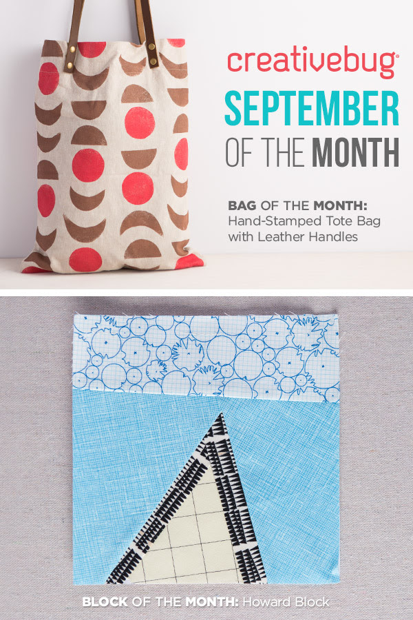 New Bag and Block Of The Month...