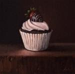 Chocolate Cupcake with Strawberry - Posted on Tuesday, February 3, 2015 by Darla McDowell