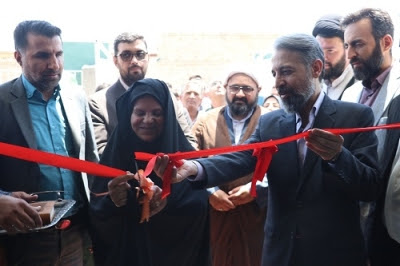 ساختمان کتابخانه خیرساز دکتر جلالی کندری خلیل آباد افتتاح  شد