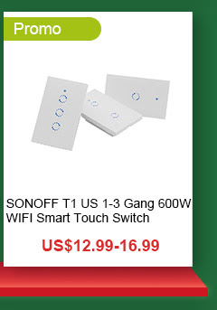 SONOFF T1 US 1-3 Gang 600W WIFI Smart Touch Switch