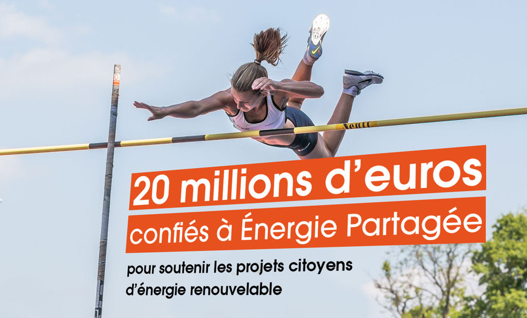 20 millions d'euros collectés depuis la création d'Énergie Partagée : le cap est franchi !