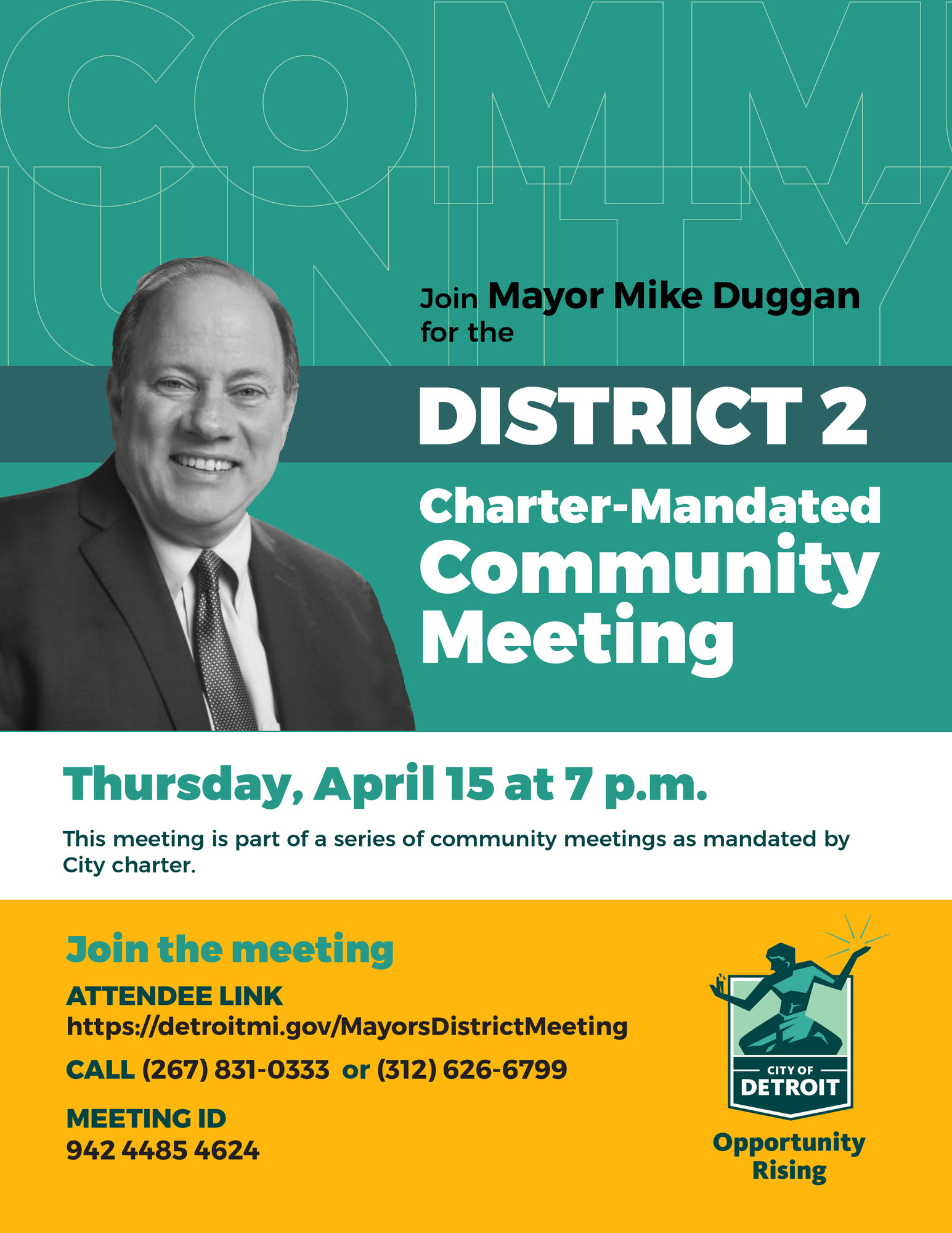 Mayor's Charter-Mandated Meeting D2 April 15 2021