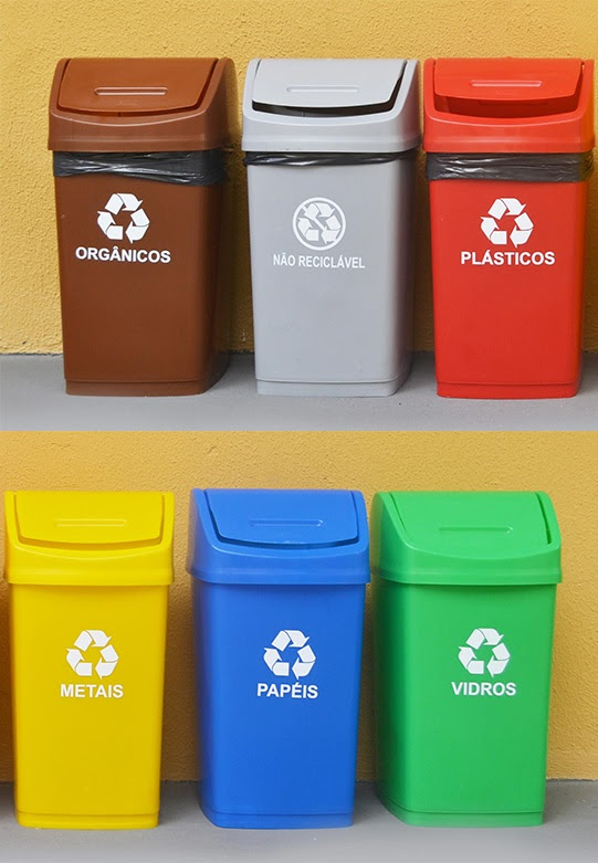 Coletores de materiais para reciclagem