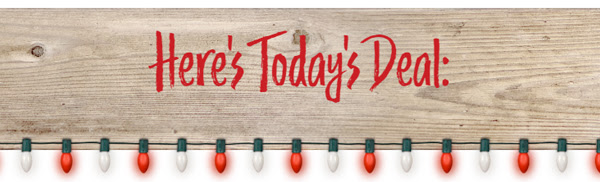Here's Today's Deal for 12 Days of Holiday Fishing!