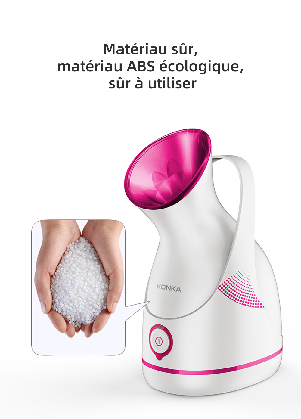 Appareil électrique à vapeur pour le visage