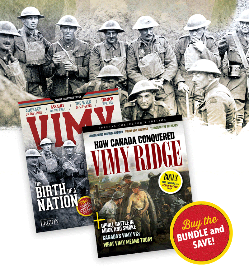 NEW IN THE SHOP!Commemorating the 105th anniversary of the First World War Battle of Vimy Ridge, April 1917 $29.99 $19.99 Buy the bundle and SAVE! Sold separately for $14.95 each  