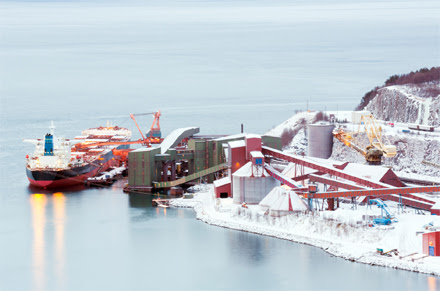 Iron Ore Shipment Facility in Norway