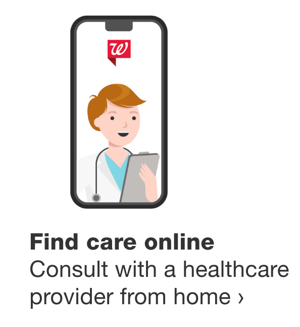 Find care online. Consult with a healthcare provider from home.