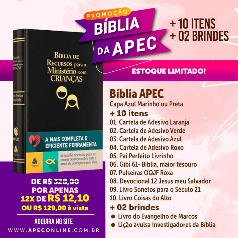 Promoção Biblia da APEC