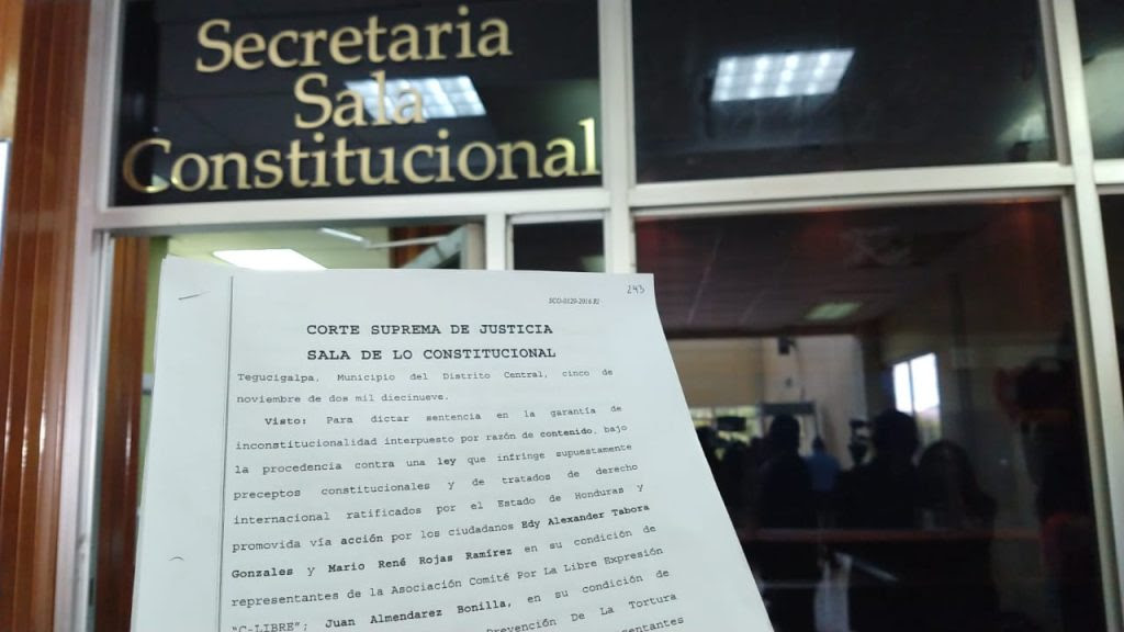 Inconstitucionlidad Ley de Secretos
