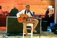 Eyal Yifrach, playing and singing at his cousin's wedding, just a few months ago.