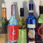 Five Wine Bottles 9 - Posted on Wednesday, November 12, 2014 by Susan Williams