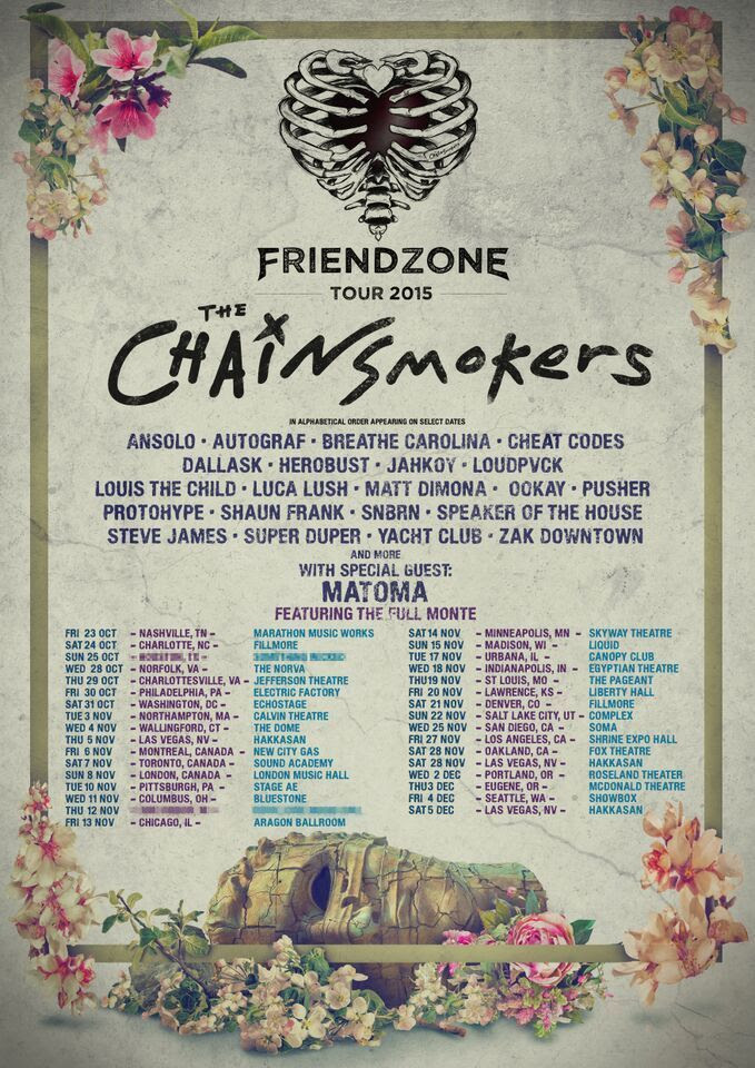 chainsmokers tour