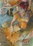 Degas' Dancer (After Degas) - Posted on Tuesday, February 24, 2015 by Christine Lally
