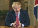 In this screen grab taken from video, Britain&#39;s Prime Minister Boris Johnson addresses the nation from 10 Downing Street, in London, Monday March 23, 2020. Johnson has ordered the closure of most retail stores and banned gatherings for three in a stepped-up response to slow the new coronavirus. The measures Johnson announced in an address to the nation on Monday night a mark a departure from the British government&#39;s until-now more relaxed approach to the worldwide COVID-19 pandemic. (UK Pool via AP)