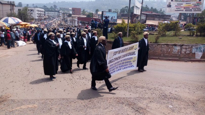 Grève des avocats, Bamenda 2016