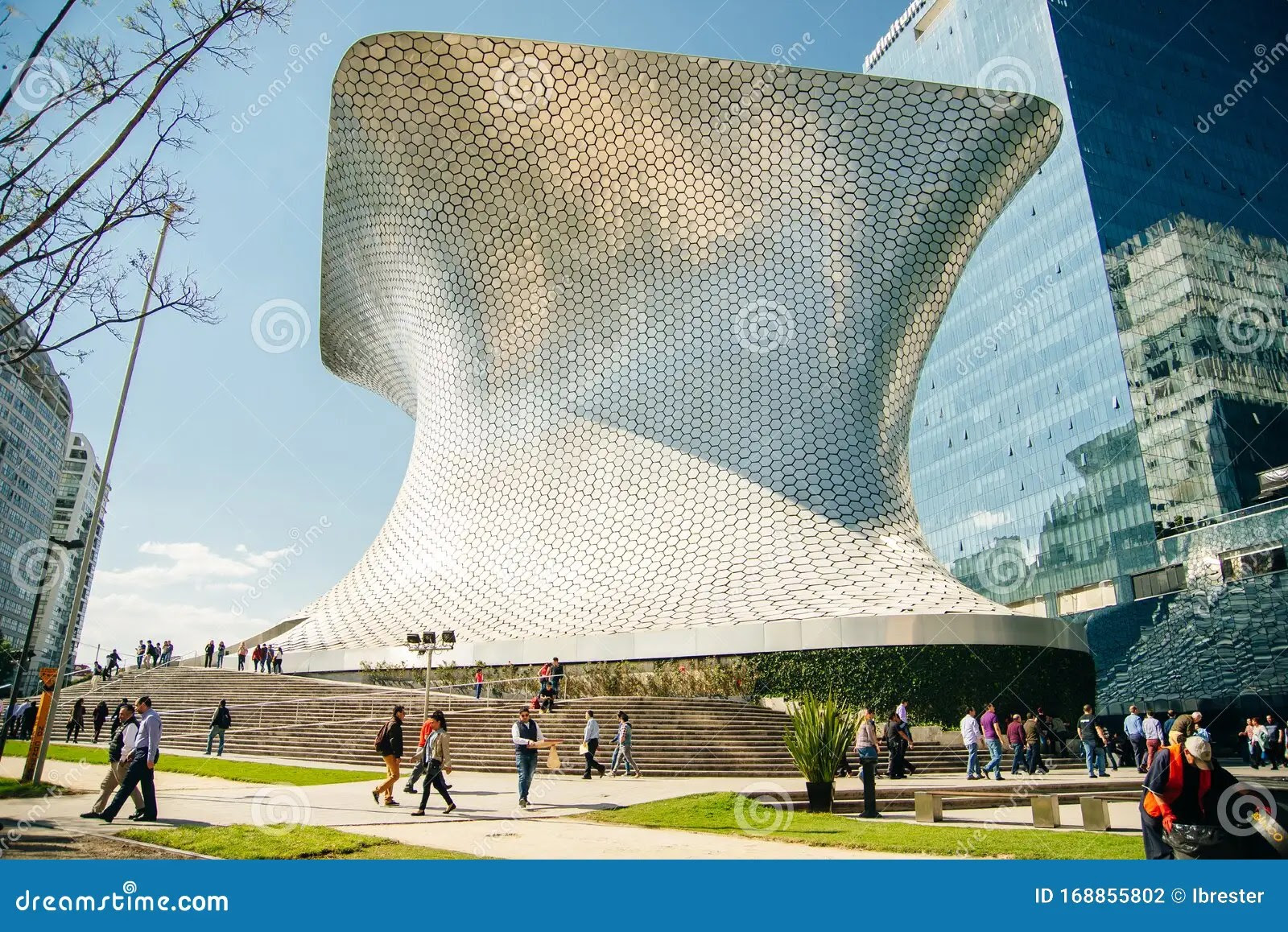 Mexico, Mexico City June, 2019 the Modern Soumaya Art Museum