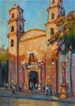 Church in Centro, Merida - Posted on Thursday, December 11, 2014 by Jeanne Bruneau