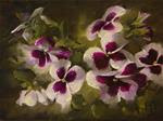 White Pansy Study 3 - Posted on Tuesday, April 14, 2015 by Lori Twiggs