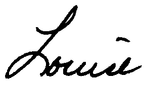 Louise's signature