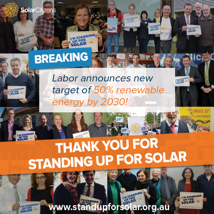 Thanks for Standing Up For Solar